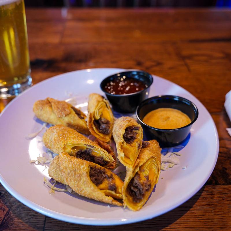 menu item 3 of 11, Philly Cheese Steak Egg Rolls