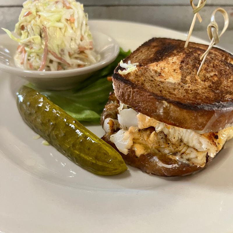 Blackened Grouper Reuben photo