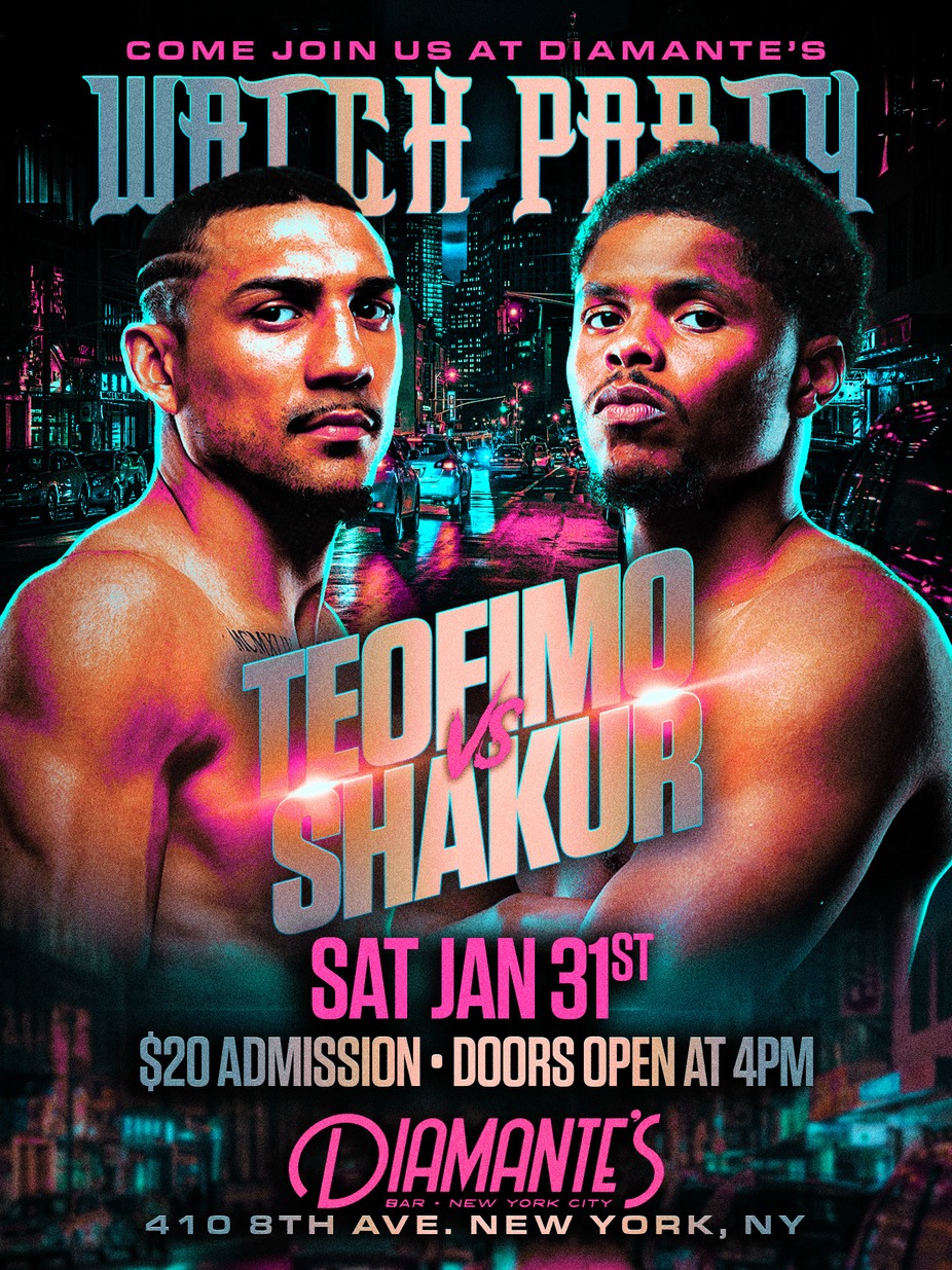 Teofimo vs Shakur event photo