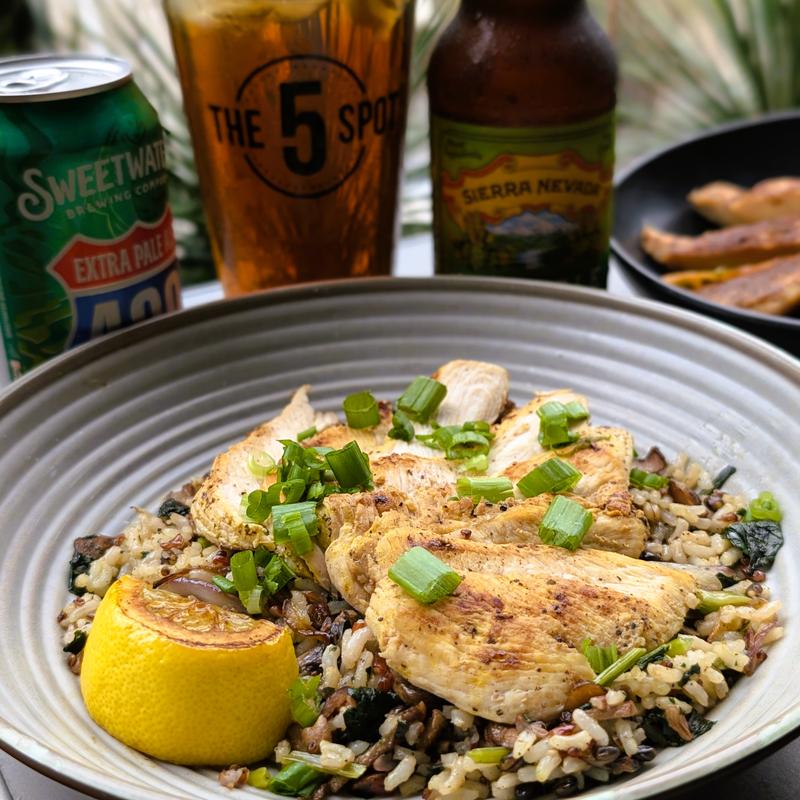 Lemon Pepper Chicken Ancient Grains Bowl photo