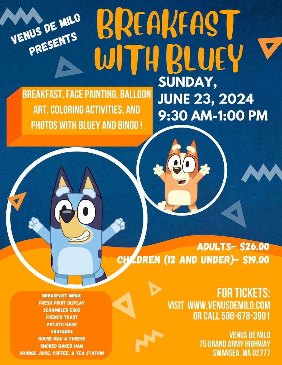 Breakfast with BLUEY!!! ADULT TICKET event photo