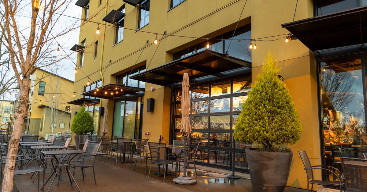 Exterior seating area