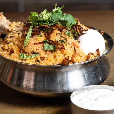 Chicken Dum Biryani.