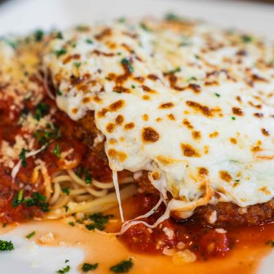 Chicken Parmigiana.
