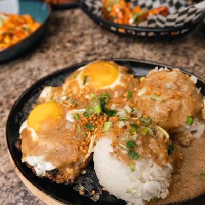 Loco Moco, close up.