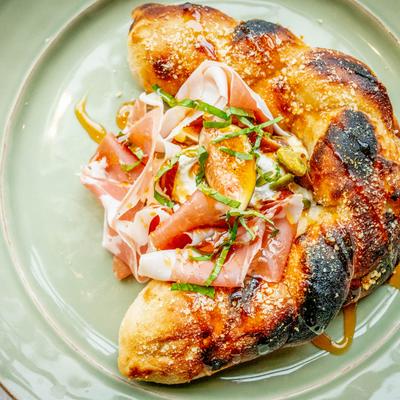Whipped Ricotta with Prosciutto.