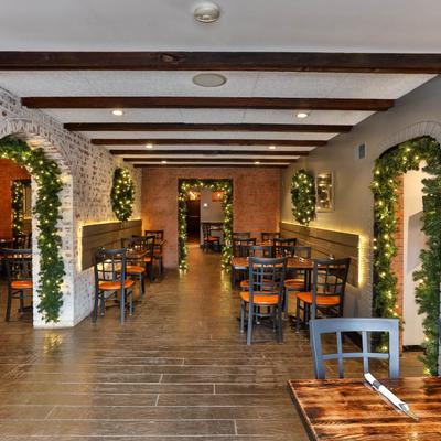 Restaurant dining area.