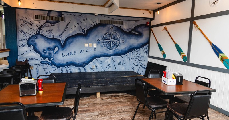 Interior, dining area