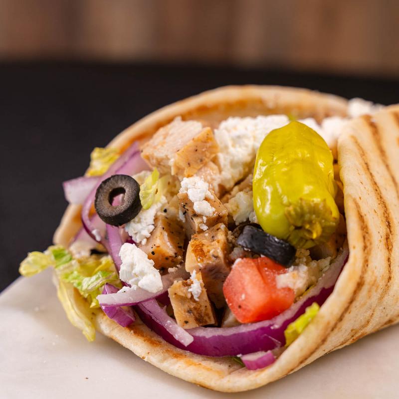 Greek Chicken Pita photo