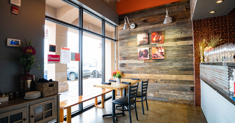 Interior, table by the window