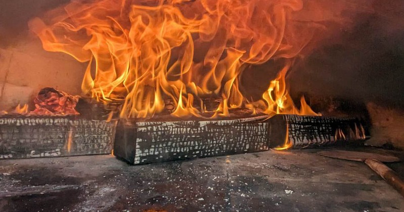 Pizza oven wood fire