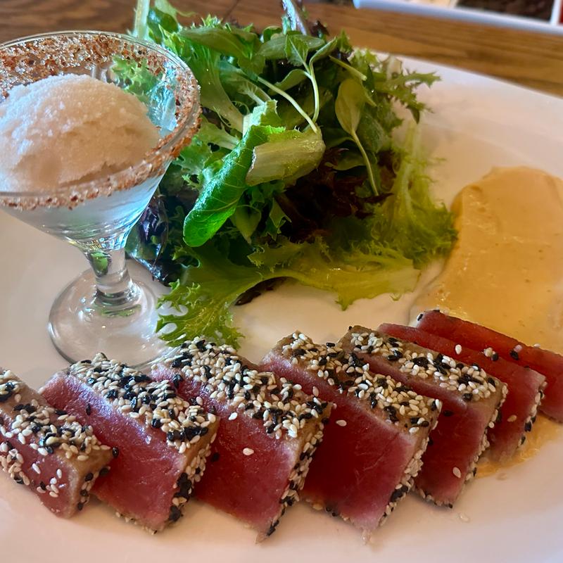 Sesame Crusted Ahi Tuna Salad photo