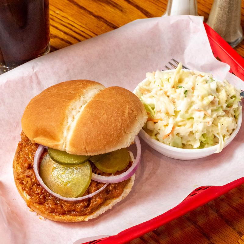 BBQ Pulled Pork Sandwich Meal photo