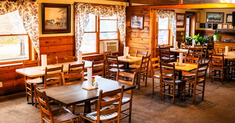 Tables ready for guests