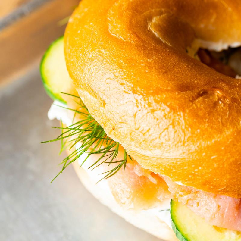 Smoked Salmon Bagel photo