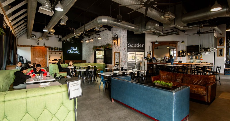 Interior, main dining area