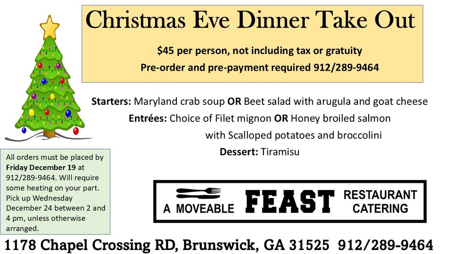 Christmas Dinner Take Out event photo