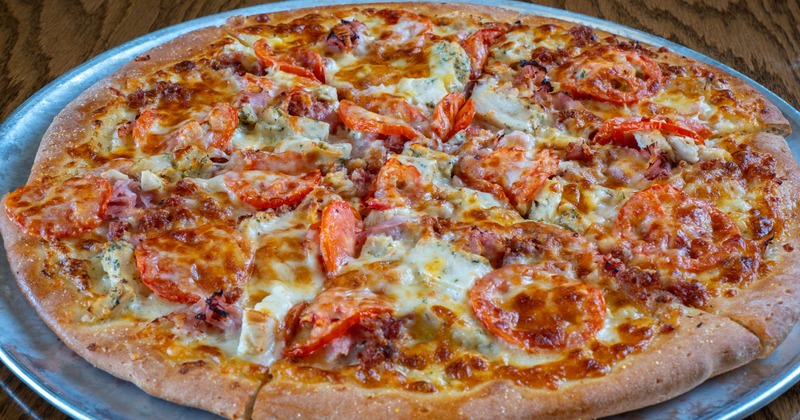 Major league clubhouse pizza