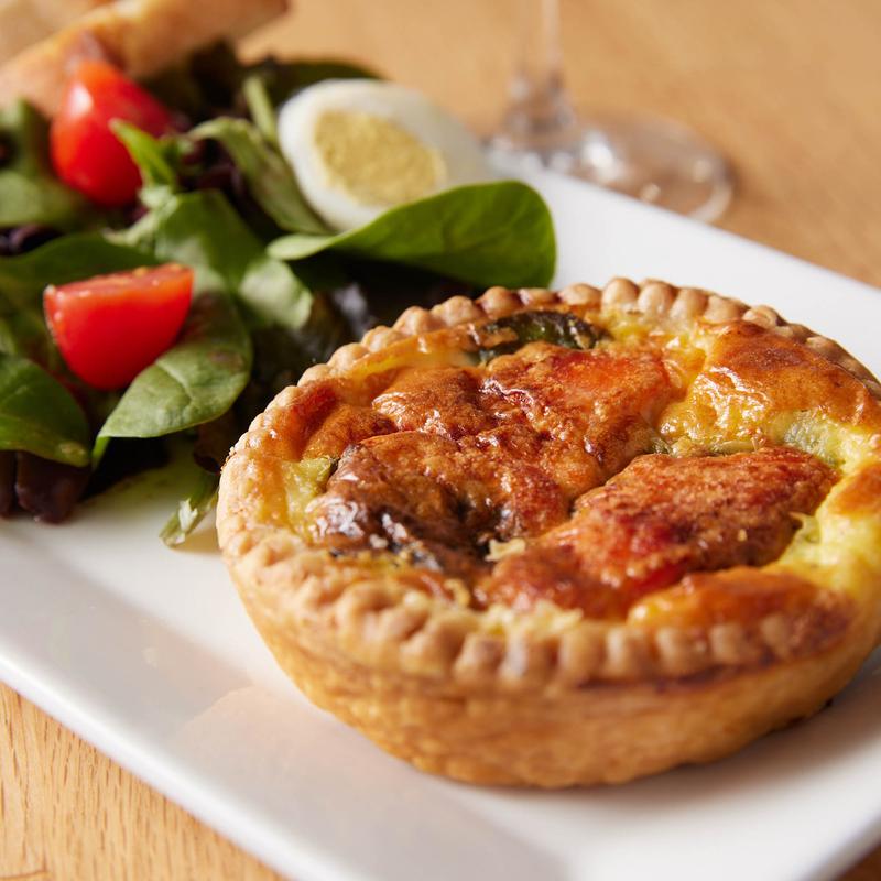 Quiche & Mixed Green Salad photo