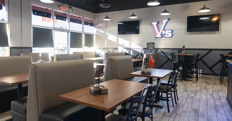 Interior, dining area