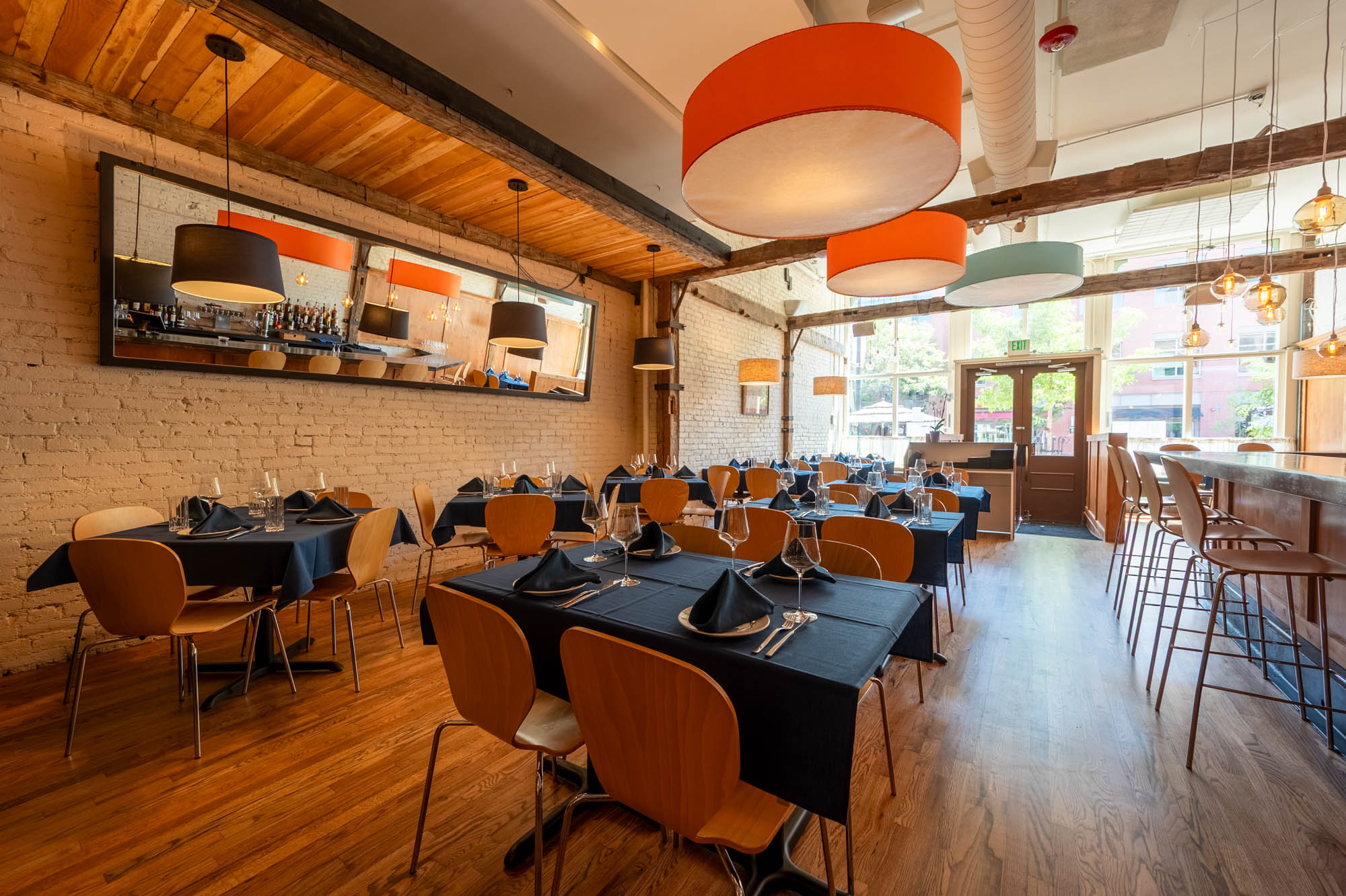 Interior, dining area