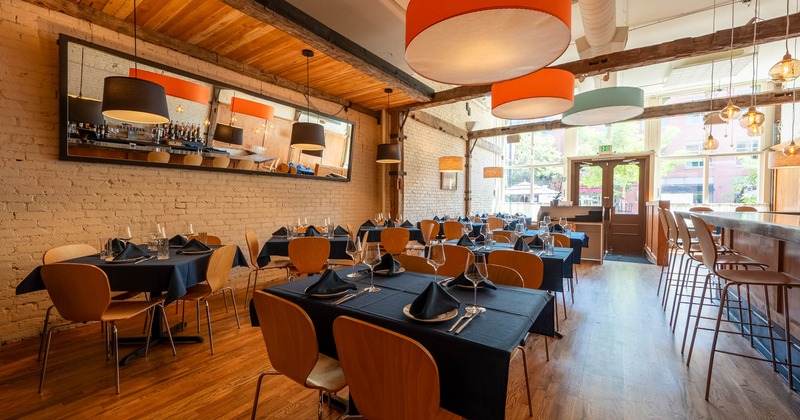 Interior, dining area