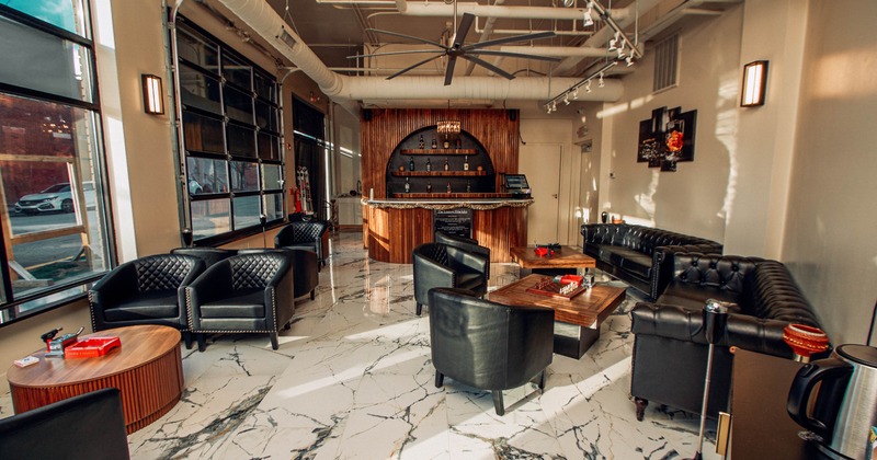 Interior, seating area