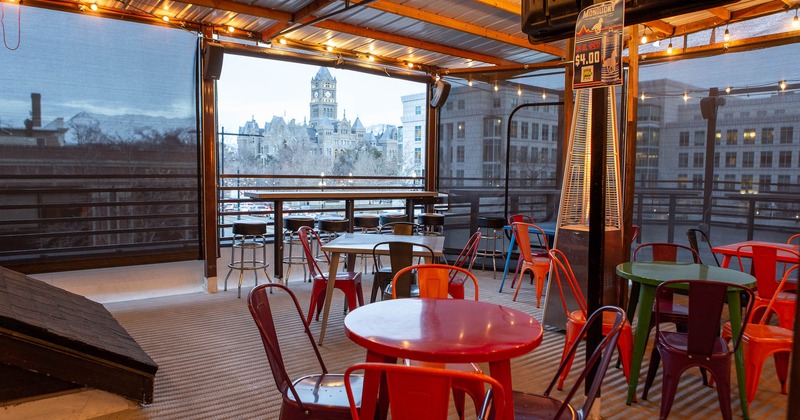 Interior, seating area