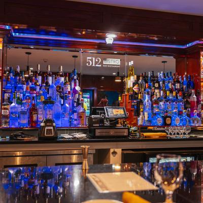 Bar details, spirits.