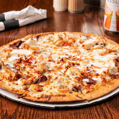 Chicken Bacon Ranch Pizza.