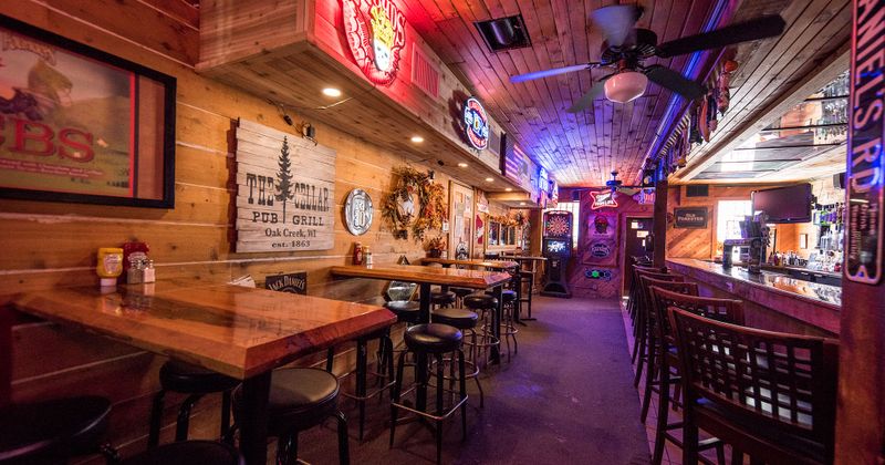 Interior, high tables