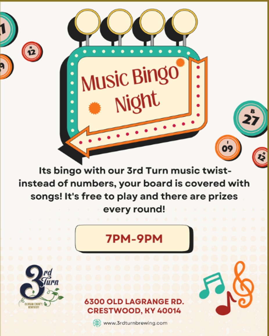 Music Bingo Night event photo