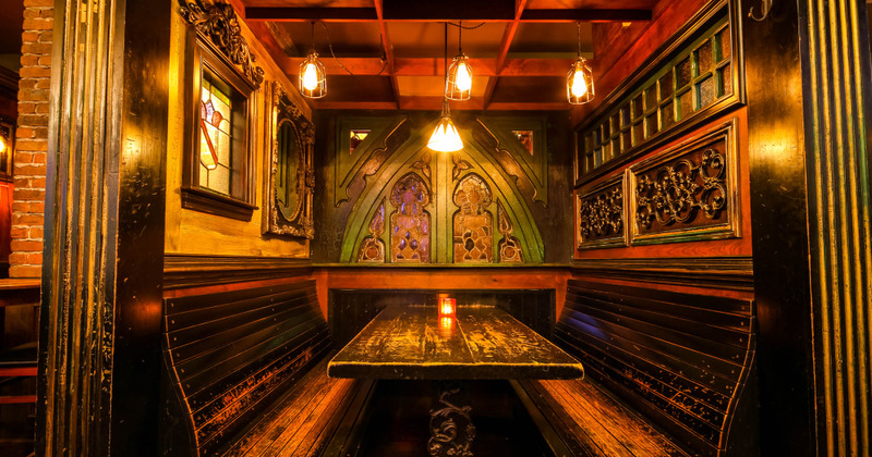 Interior, private seating area