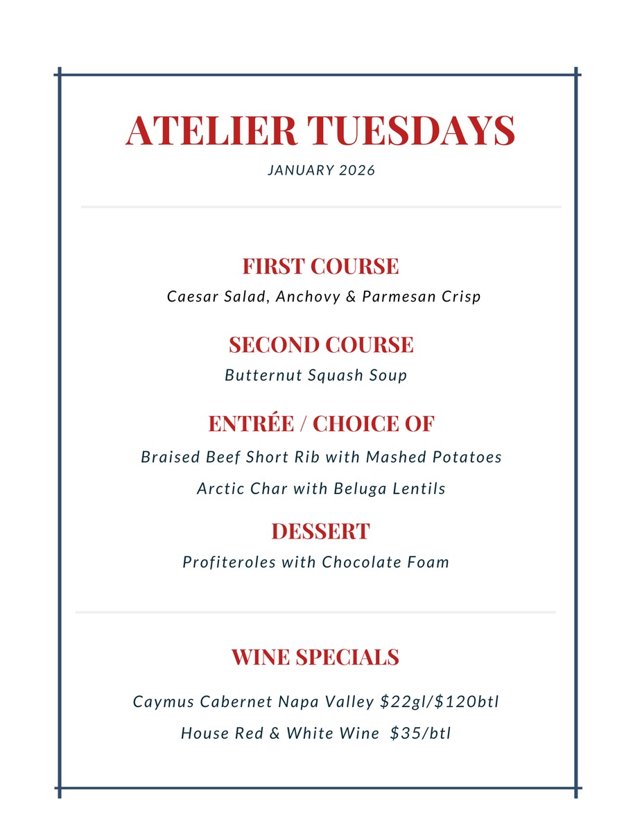 Atelier Tuesdays event photo