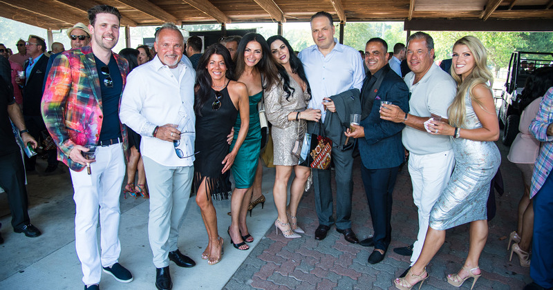 People at private party