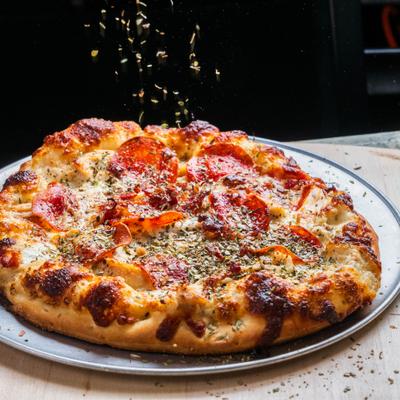 Ghost pepper ranch pizza.