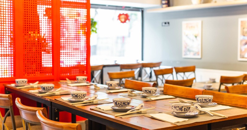 Interior, table setting