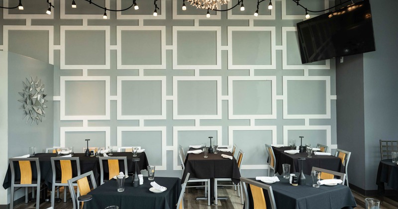 Interior, dining area