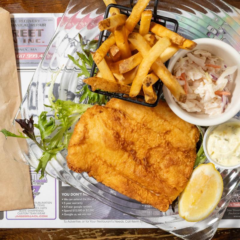 menu item 8 of 11, Fish & Chips Dinner (PG)