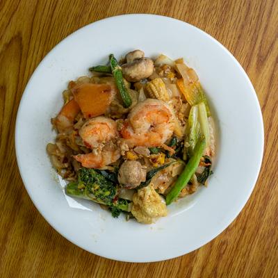 Shrimp Veggie Delight.