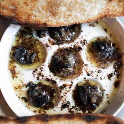 escargot appetizer.