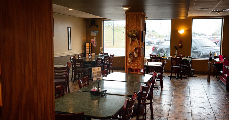Interior, dining area