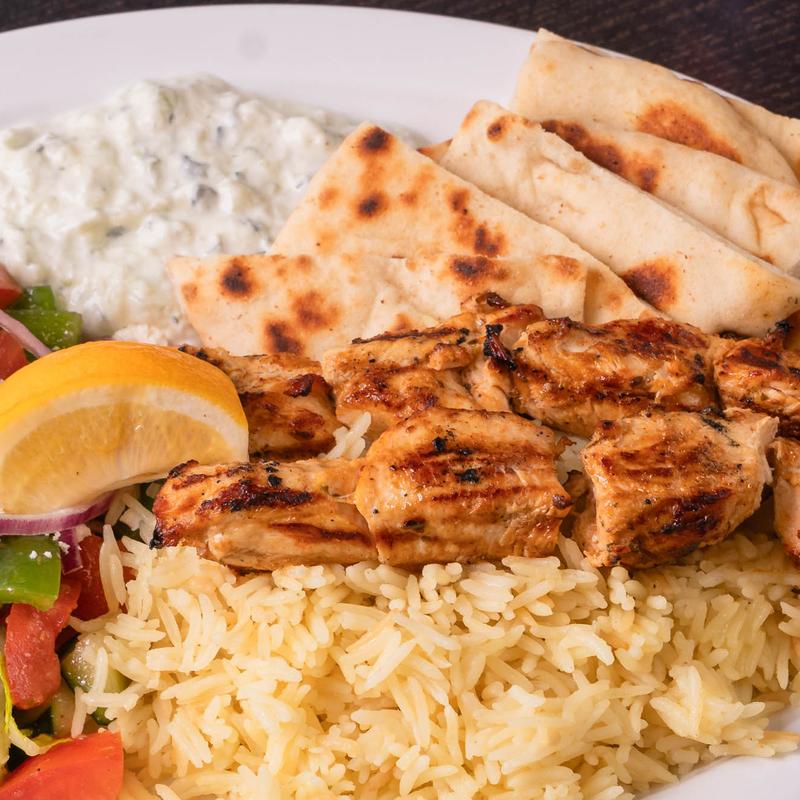 menu item 8 of 17, Chicken Souvlaki Plate