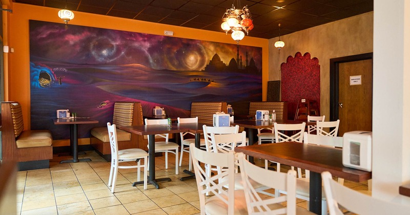 Interior, view of dining area
