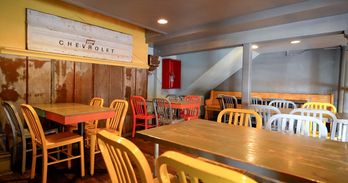 Tables and chairs