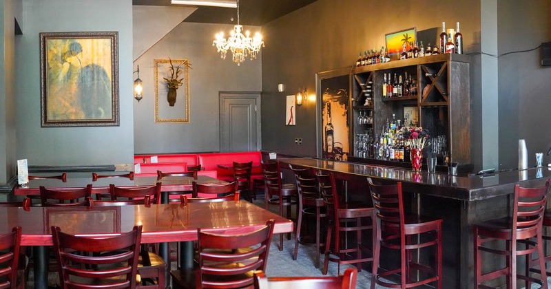 Interior, dining area
