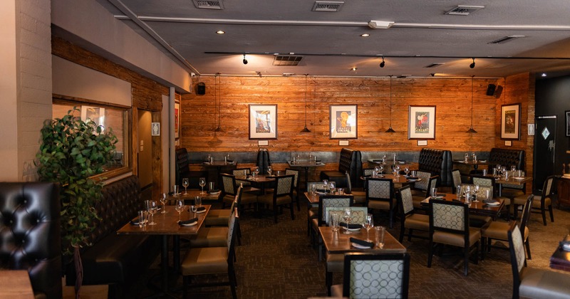 Interior, spacious dining area