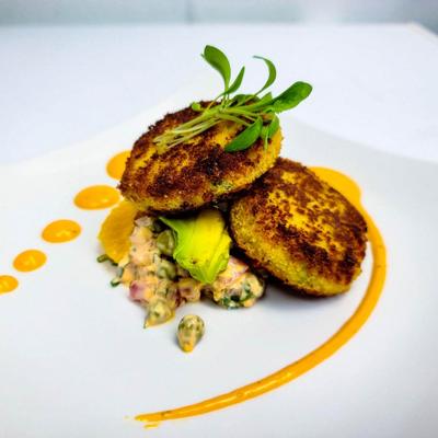 Crab Cakes.