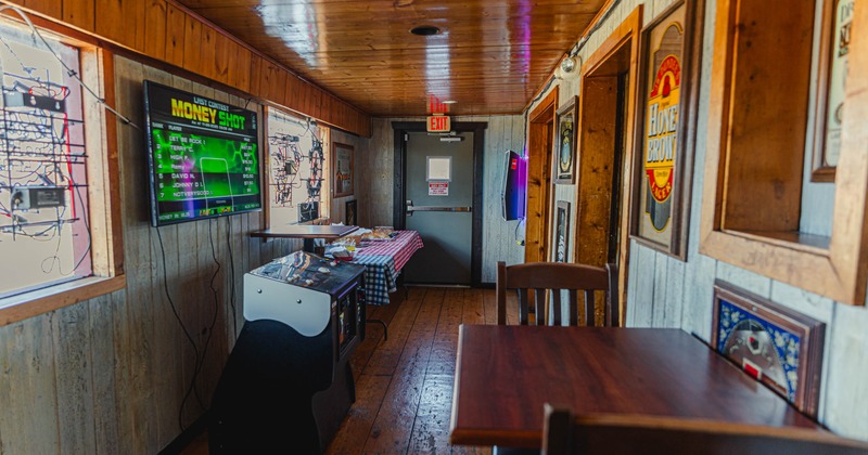 Interior, table for two people