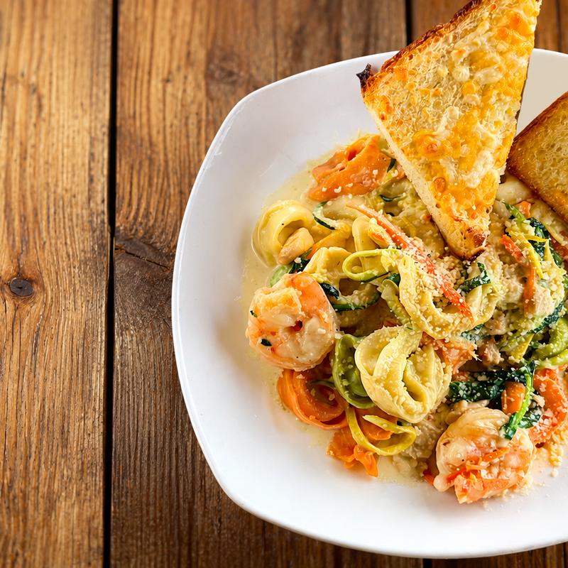 Creamy Shrimp & Chicken Tortellini photo
